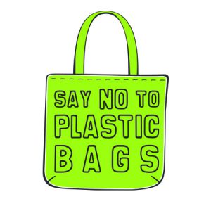 Graphic - Say no to Plastic Bags